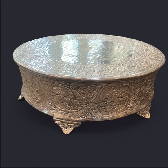 Silver Plated Cake Stand - Picture 2 of 4